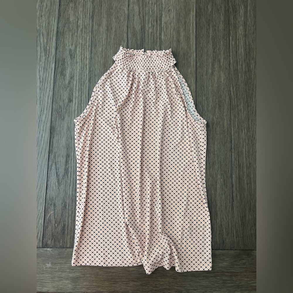 Adrianna Papell Pink Patterned Blouse